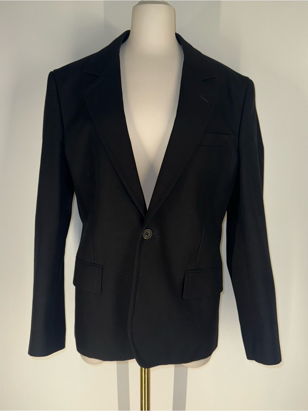 Alexander MCQUEEN Men's Black Single-Breasted Blazer